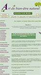 Mobile Screenshot of bien-etre-naturel.info